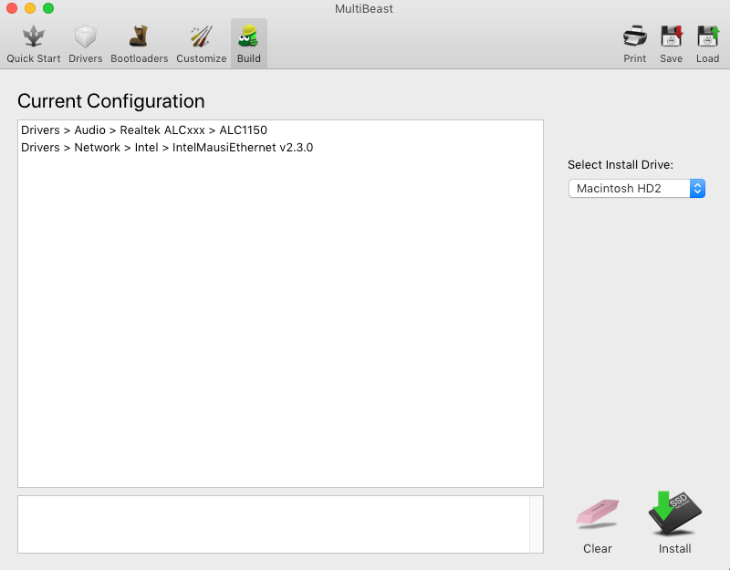 Build a instalace konfigurace